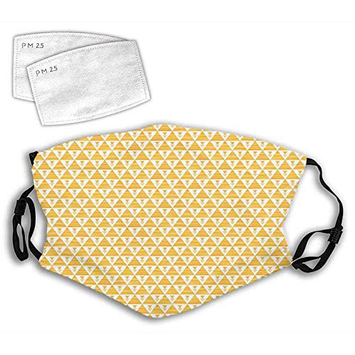 Hand Drawn Geometric Composition Watercolor Effect Triangles Abstract Design Reusable Face Mask Balaclava Washable Outdoor Nose Mouth Cover for Men and Women.S Hand Drawn Geometric Composition Watercolor Effect Triangles Abstract Design Reusable Face Mask Balaclava Washable Outdoor Nose Mouth Cover for Men and Women.S