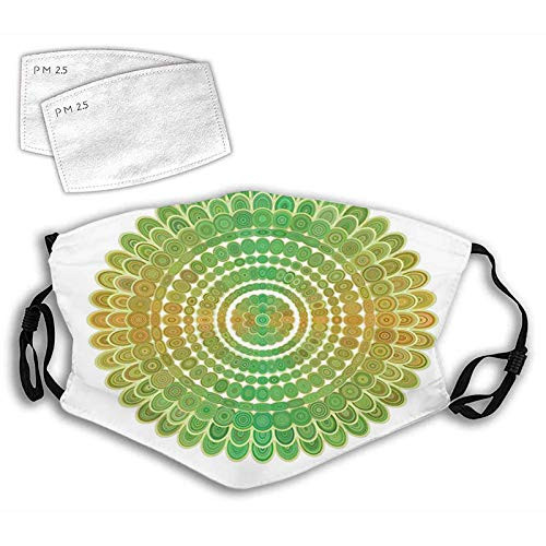 Ornamental Ethnic Asian Illustration with Circle and Scale Pattern Oriental Reusable Face Mask Balaclava Washable Outdoor Nose Mouth Cover for Men and Women Ornamental Ethnic Asian Illustration with Circle and Scale Pattern Oriental Reusable Face Mask Balaclava Washable Outdoor Nose Mouth Cover for Men and Women