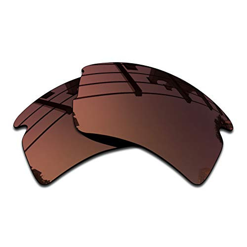 SEEABLE Premium Polarized Mirror Replacement Lenses for Oakley Flak 2.0 XL OO9188 Sunglasses - Brown