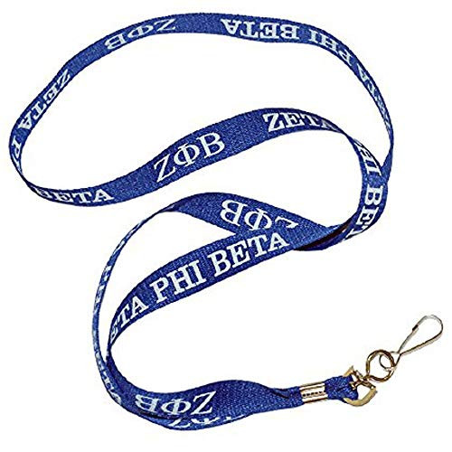 Zeta Phi Beta Lanyards Royal Blue Zeta Phi Beta Lanyards Royal Blue