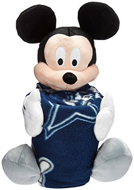 NFL Dallas Cowboys Co-Brand Disney Mickey Mouse Hugger  and  Fleece Throw Set 40 inch x 50 inch