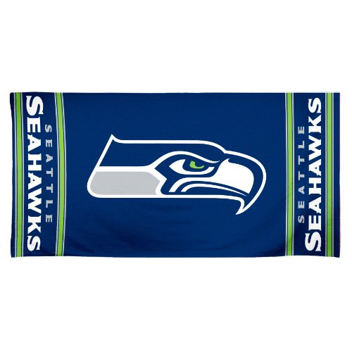 NFL Seattle Seahawks 30 by 60 Fiber Reactive Beach Towel NFL Seattle Seahawks 30 by 60 Fiber Reactive Beach Towel