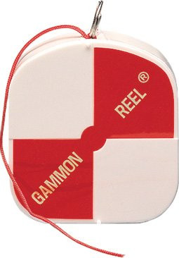 12 Foot White-Orange Gammon Reel 21012