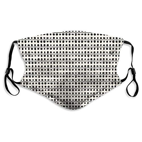 Personality mask Windproof Breathable Mouth Cover Brush Painting Consecutively Of Lines And Dots Simple Tribal PatternAdjustable Face Masks Sport Reusable Miracle maskM