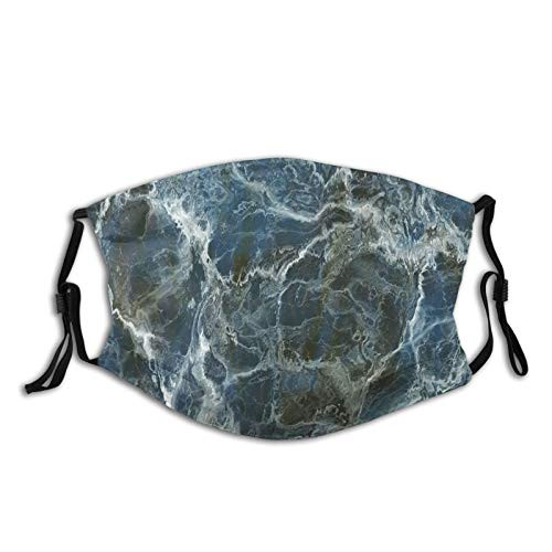 Comfortable Windproof mask?Sur Motif With Large Formless Crack Lines And Granite Rock Abstract Design?Printed Facial Fecorations for Adult