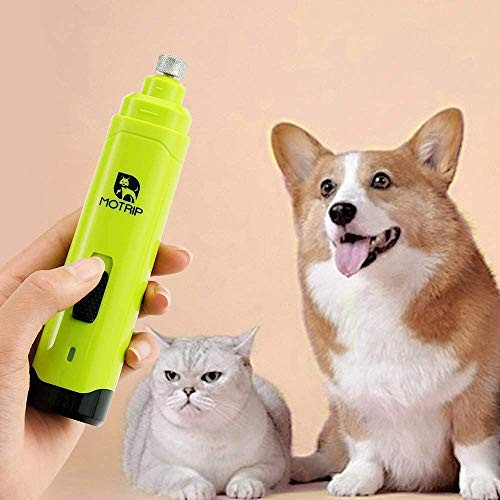 Dog Nail Grinder Trimmer - Professional 2 Speed Quiet USB Rechargeable Pet Nail Trimmer Painless Paws Grooming and Smoothing for Small Medium Large Dogs and Cats Dog Nail Grinder Trimmer - Professional 2 Speed Quiet USB Rechargeable Pet Nail Trimmer Painless Paws Grooming and Smoothing for Small Medium Large Dogs and Cats