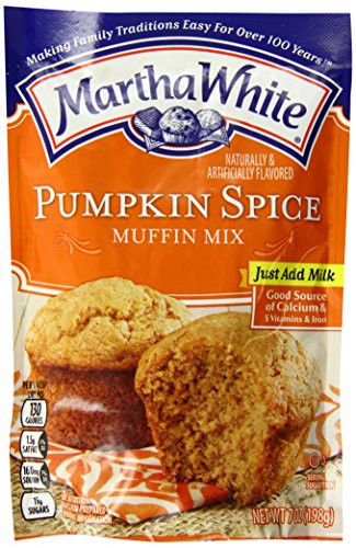 Martha White Pumpkin Spice Flavored Muffin Mix, 7 Ounce