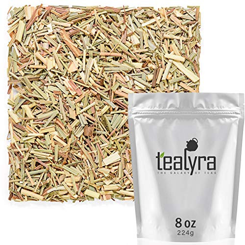 Tealyra - Pure Lemongrass - Loose Leaf Herbal Tea - Wellness Healthy Herb Tea - Caffeine-Free - Organically Grown - 224g -8-ounce- Tealyra - Pure Lemongrass - Loose Leaf Herbal Tea - Wellness Healthy Herb Tea - Caffeine-Free - Organically Grown - 224g -8-ounce-