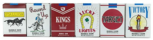 World Confections Bubble Gum Cigarettes 8 Piece per Box -24 Count-