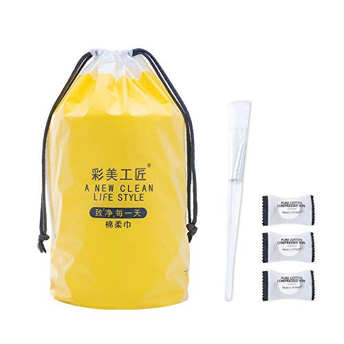 2 Pack Disposable Face Towel 100 percent Cotton Non-woven Fabric Soft Face Tissue Baby Dry and Wet Wipes Facial Cleansing Cloths Makeup Remover Wipes for Sensitive Skin