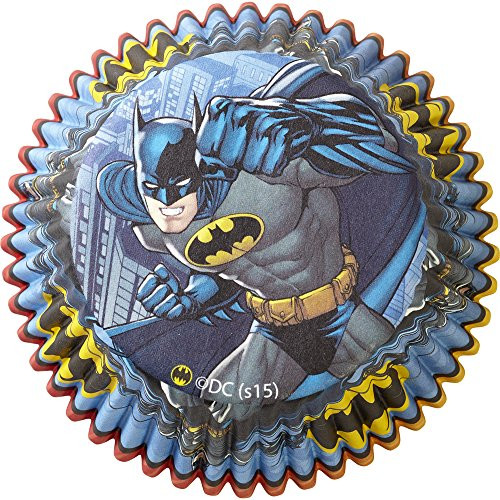 Wilton 50 Count Batman Baking Cups, Multicolor Wilton 50 Count Batman Baking Cups, Multicolor