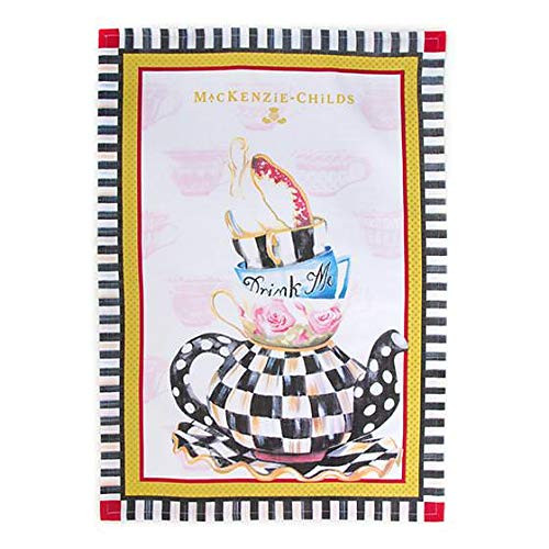 MacKenzie-Childs 100 percent Cotton Curious Teacup Tea Towel