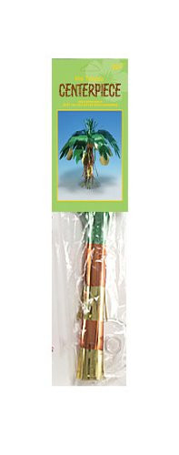 Creative Converting Foil Mini Centerpiece, Luau Coconut Tree