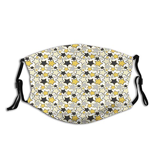 Reusable Face Mask Balaclava Washable Outdoor Nose Mouth for Men and Women Abstract Shapes Pattern with Geometric Circles and Tradition Reusable Face Mask Balaclava Washable Outdoor Nose Mouth for Men and Women Abstract Shapes Pattern with Geometric Circles and Tradition
