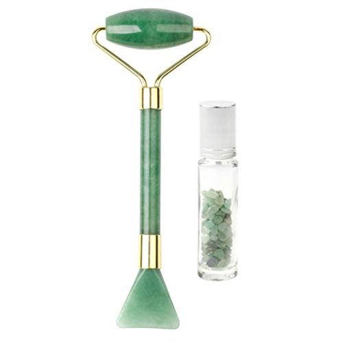 Beaupretty Anti Aging Jade Roller Jade Stone Face Massager Facial Skin Roller for Neck Body Winkles Puffy Eyes Dark Circles Beaupretty Anti Aging Jade Roller Jade Stone Face Massager Facial Skin Roller for Neck Body Winkles Puffy Eyes Dark Circles