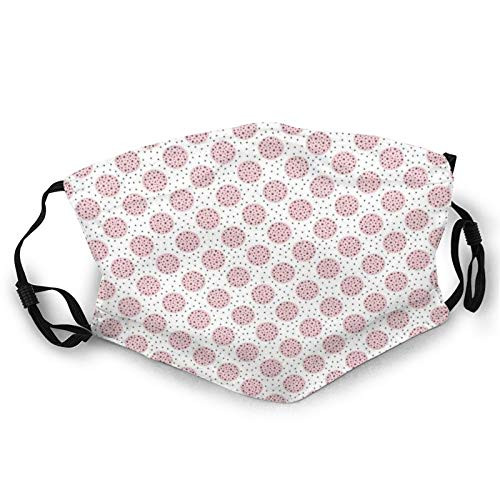 niBBuns 2021 New Fun Geometric Pattern with Repeating Big and Small Circles On White BackdropReusable Face Mask Balaclava Washable Outdoor Nose Mouth Cover for Men and Women niBBuns 2021 New Fun Geometric Pattern with Repeating Big and Small Circles On White BackdropReusable Face Mask Balaclava Washable Outdoor Nose Mouth Cover for Men and Women