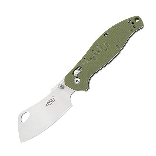 GANZO Firebird F7551 Pocket Folding Knife G10 Handle with Clip 440C Stainless Steel Blade Hunting Outdoor EDC Knife -Green-
