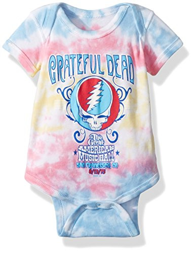 Liquid Blue unisex baby Grateful Dead American Music Hall Onesie T Shirt Tie/Dye 6-12 Months US