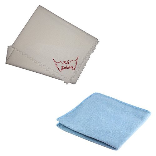 Mellophone Silver Polish Cloth  and  Cleaning Cloth Duo Pack - Ultimate Mellophone Cleaner System by RS Berkeley