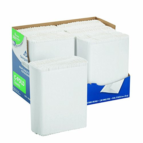 Georgia-Pacific Professional Series Premium 1-Ply C-Fold Paper Towels by GP PRO -Georgia-Pacific- White 2112014 200 Towels Per Pack 6 Packs Per Case Georgia-Pacific Professional Series Premium 1-Ply C-Fold Paper Towels by GP PRO -Georgia-Pacific- White 2112014 200 Towels Per Pack 6 Packs Per Case