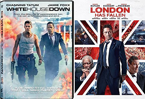 White House Down Plus London Has Fallen Action Bundle DVD Movie 2 Film Set White House Down Plus London Has Fallen Action Bundle DVD Movie 2 Film Set