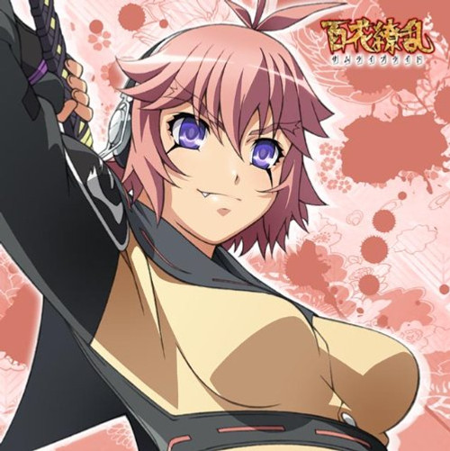 Hyakka Samurai Bride mini-towel Miyamoto Musashi and Fu Fumo -japan import- Hyakka Samurai Bride mini-towel Miyamoto Musashi and Fu Fumo -japan import-