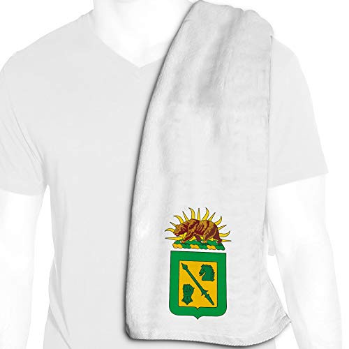 ExpressItBest Microfiber Cooling Towel - 12in x 36in - US Army 18th Cavalry Regiment COA