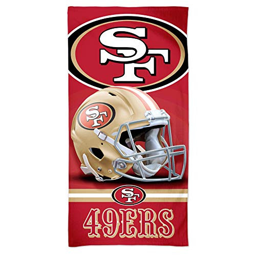 WinCraft NFL San Francisco 49ers San Francisco 49ers Spectra Beach Towel 30 inch x 60 inch Multi Color na WinCraft NFL San Francisco 49ers San Francisco 49ers Spectra Beach Towel 30 inch x 60 inch Multi Color na