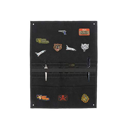 Schnappy Military Tactical Combat Morale Patches Holder Display Board Hook  and  Loop Patch Panel