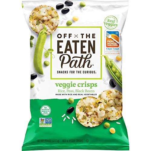 Off The Eaten Path Veggie Crisps (Rice, Peas, Black Beans), 6.25 Ounce