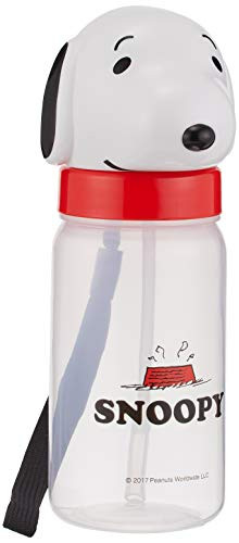 Skater daikattokyappu Silicone Straw Water Bottle Blow Bottle 350ml Snoopy Peanuts pbs3std