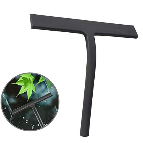 Shower Squeegee Window Glass Wiper Scraper Cleaner with Silicone Blade  and  Holder Hook for Bathroom/Kitchen/Car Glass