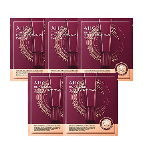 AHC Time Rewind Real Eye Cream Mask For Face 15g x 5 sheets