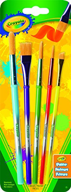 Crayola Art and Craft Brush Set, 5 Count Crayola Art and Craft Brush Set, 5 Count