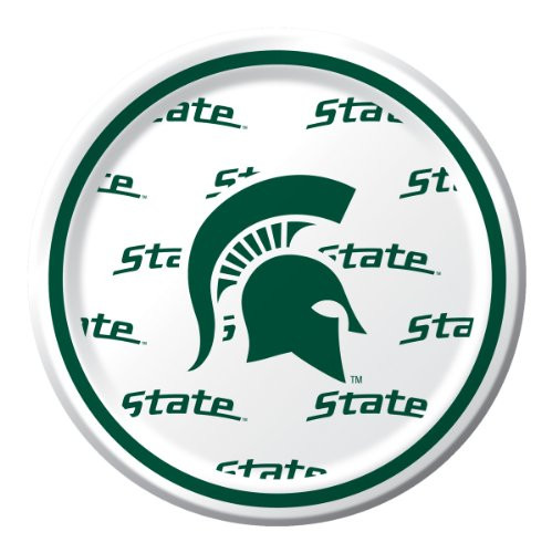 Michigan State Spartans Dessert Paper Plates, 8-Count