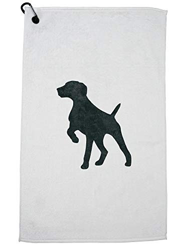 Hollywood Thread German Shorthaired Pointer Dog Sports Towel with Carabiner Clip