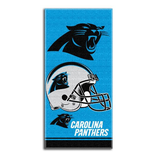 NFL Carolina Panthers Double Covered Beach Towel 28 x 58-Inch