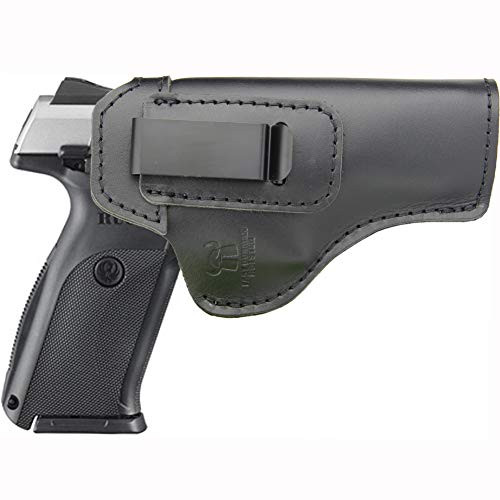 IWB Leather Holster for Inside Waistband Concealed Carry Fits Ruger SR Series SR9/SR40/SR45-Full Size--Right Hand Draw