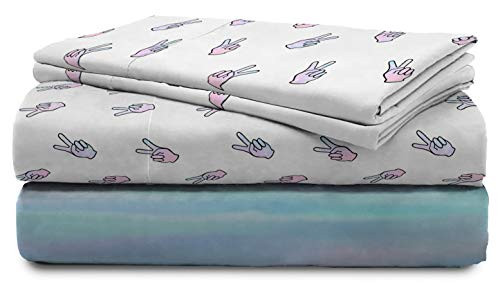 Jay Franco Hi Good Vibes 4 Piece Queen Sheet Set