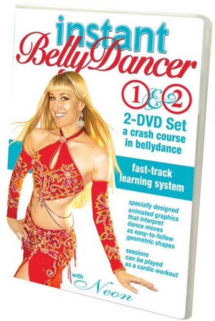 Instant Bellydancer A Crash Course in Belly Dance with Neon -TWO-DVD SET- Beginner bellydance classes Learn belly dance Belly dance how-to instruction Instant Bellydancer A Crash Course in Belly Dance with Neon -TWO-DVD SET- Beginner bellydance classes Learn belly dance Belly dance how-to instruction