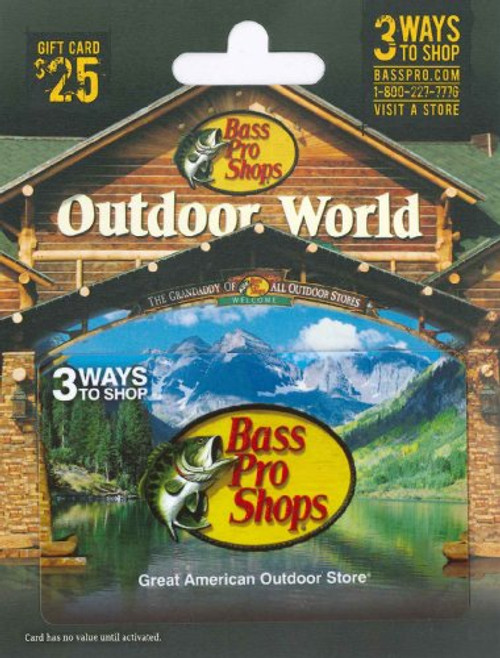 Bass Pro Shops Gift Card 25