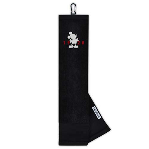 Team Effort Disney Mickey Mouse Golf Face/Club Tri-Fold Embroidered Towel Team Effort Disney Mickey Mouse Golf Face/Club Tri-Fold Embroidered Towel