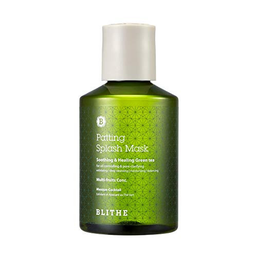 Blithe Patting Splash Mask Soothing and Healing Green Tea - Vegan Tea Tree Leaf and Multi Fruit for Acne Prone Skin Korean Skincare Oil Controlling and Pore Clarifying 5.07 Fl Oz Blithe Patting Splash Mask Soothing and Healing Green Tea - Vegan Tea Tree Leaf and Multi Fruit for Acne Prone Skin Korean Skincare Oil Controlling and Pore Clarifying 5.07 Fl Oz