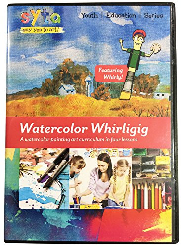Learn Watercolor Painting in 4 Easy Lessons DVD - Country Life - How To Paint with Watercolor - Watercolor Techniques DVD - Landscape Art - Watercolor Painting Lessons Video - Watercolor DVD- Volume 1