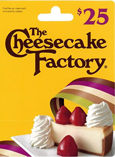 The Cheesecake Factory Gift Card 25