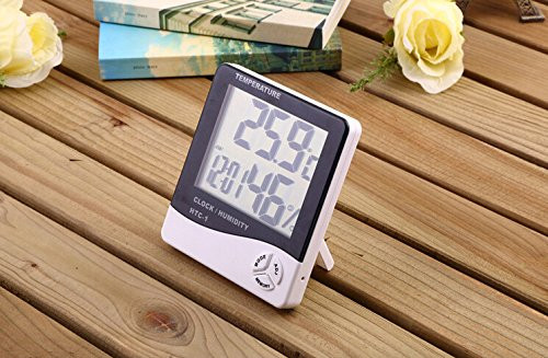 Digital Thermometer Hygrometer with Daily Display Wireless Outdoor Indoor Temperature Humidity Monitor Sensor