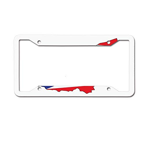 Headwind Tactical License Plate Frame - Front Trim tag 12 x 6 inches Buckeye State Outline Map with Flag Seventeen Stars Circle and Triangle