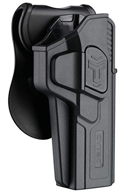 Polymer OWB Holster for Glock 34 -Gen 1-5- / Glock 17 19 19X 22 23 31 32 41 45 - Index Finger Released - Adjustable Cant - Autolock - Outside Waistband - Right Handed Polymer OWB Holster for Glock 34 -Gen 1-5- / Glock 17 19 19X 22 23 31 32 41 45 - Index Finger Released - Adjustable Cant - Autolock - Outside Waistband - Right Handed