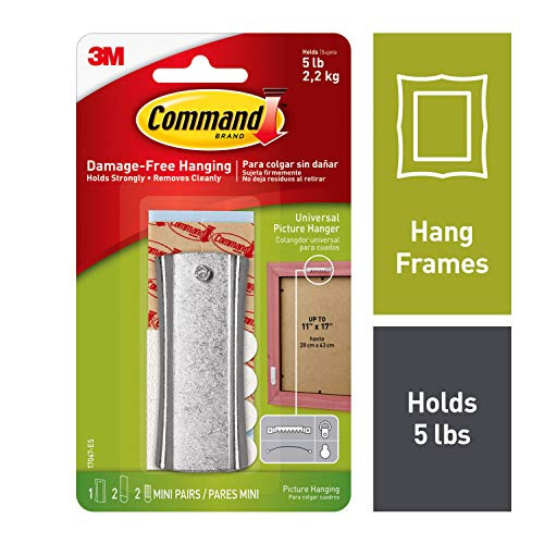 Command Sticky Nail Sawtooth Hanger, 5-Pound
