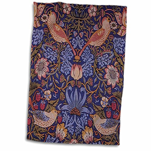 3D Rose Image of William Morris Strawberry Thief with Birds Hand Towel 15 inch x 22 inch 3D Rose Image of William Morris Strawberry Thief with Birds Hand Towel 15 inch x 22 inch